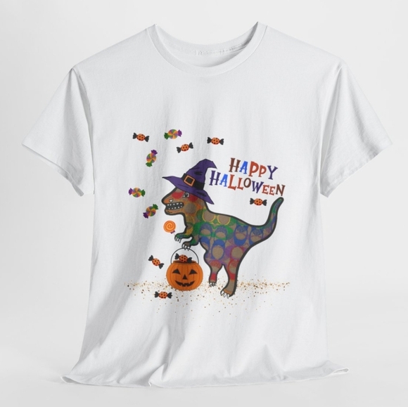 Halloween Rexy Logo Unisex Tee - Picture 1 of 5